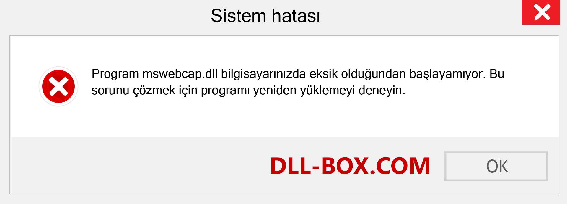 mswebcap.dll dosyası eksik mi? Windows 7, 8, 10 için İndirin - Windows'ta mswebcap dll Eksik Hatasını Düzeltin, fotoğraflar, resimler